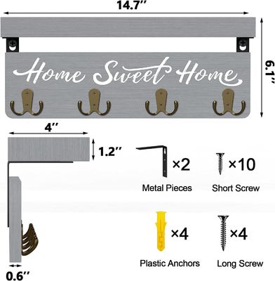 Настраиваемая форма деревянный клавиатурный держатель клавиатурный вешатель