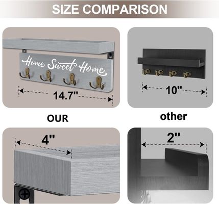 Настраиваемая форма деревянный клавиатурный держатель клавиатурный вешатель