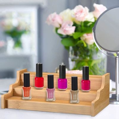 3 уровень Бамбуковый расширяемый приставка Подарочный пакет Кухонный шкаф Организатор OEM / ODM