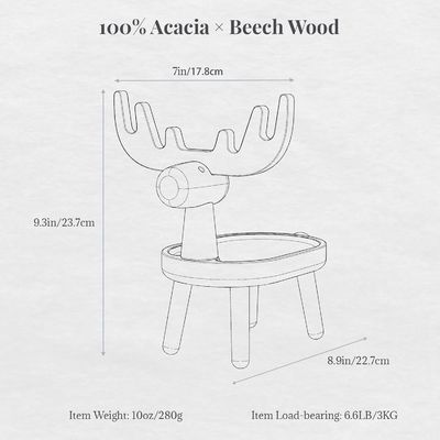 Домашняя декоративная деревянная ложка с индивидуальной формой 7.75 "L x 7.75" W x 48.5 "H