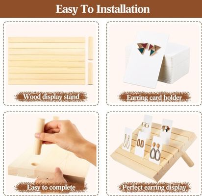 Функциональный мультифункциональный носитель серьги для организованного отображения и хранения ювелирных изделий