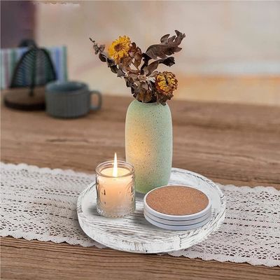 No Tier Single 12" деревянный деревянный декоративный столовый поднос для фермеров