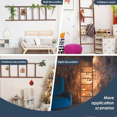 Домашняя техника Деревянная лестница Поставка Декоративная одеяла Лестница для хранения ванной комнаты