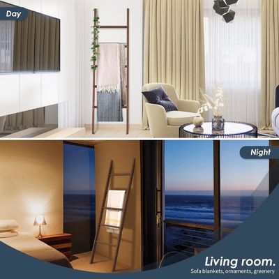 Домашняя техника Деревянная лестница Поставка Декоративная одеяла Лестница для хранения ванной комнаты