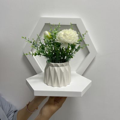 Сберегающий место ПАНЕЛЬ Деревянный стенный пол для выставки цветов и организации предметов домашнего обихода