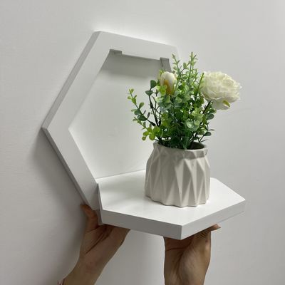 Сберегающий место ПАНЕЛЬ Деревянный стенный пол для выставки цветов и организации предметов домашнего обихода