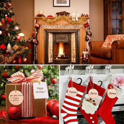 Декоративное ремесло Деревянный горный скатерть 3,5-4 дюйма Неоконченная натуральная древесина с отверстием устойчивый