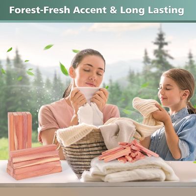 Организуйте шкафы и ящики с помощью ароматических кедровых блоков общего размера или на заказ