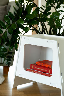 Деревянный стул Домашний прибор Современный крытый домашний питомец Клетка Дом для собак и кошек Гостиная