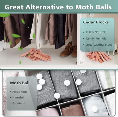 Организуйте шкафы и ящики с помощью ароматических кедровых блоков общего размера или на заказ