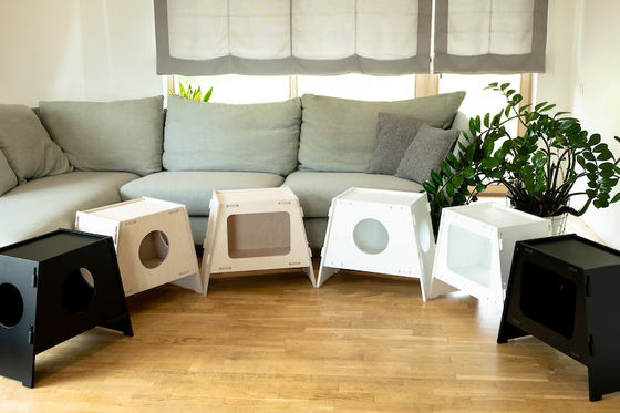 Деревянный стул Домашний прибор Современный крытый домашний питомец Клетка Дом для собак и кошек Гостиная