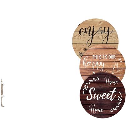 Настройка логотипа Размер Домашнее украшение Деревянные подставки для напитков