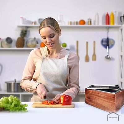 Нержавеющая сталь Кухонный компостный бак с складной крышкой и ржавчиной вставка по вашему запросу