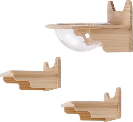 Стенные деревянные космические капсулы для кошек