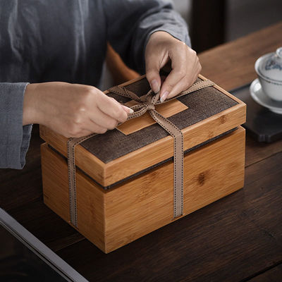 Заказ на заказ Экологически чистый натуральный деревянный бамбук Сберегательный подарочный ящик с персонализированным логотипом