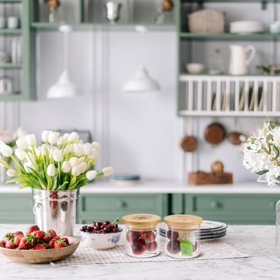 Деревянные простые бамбуковые крышки для банок с силиконовыми герметическими кольцами