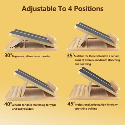 Регулируемая наклонная доска для растяжения телят и гибкости лодыжек