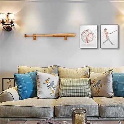 Стенная полка для бейсбольных и софтбольных битов многофункциональная установка типа крюка