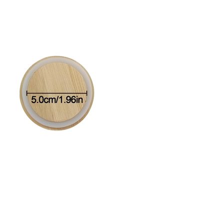 8 Силиконовые кольца с цветными узорами и бамбуковыми крышками