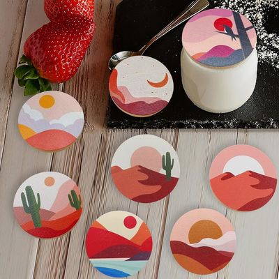 8 Силиконовые кольца с цветными узорами и бамбуковыми крышками