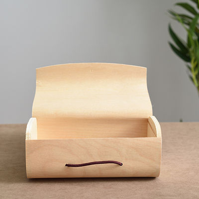 Настройки по размеру квадратная декоративная пустая рождественская натуральная береза деревянная кора подарочная упаковка коробка