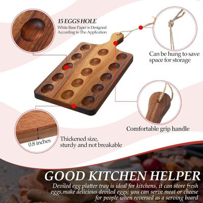 Возвратная деревянная яичная тарелка по вашему желанию