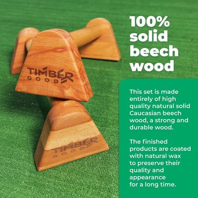 Настраиваемый логотип Деревянные мышцы подталкивают подставки для упражнений