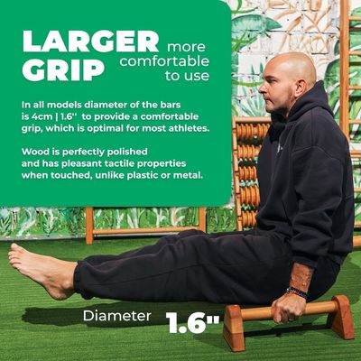 Настраиваемый логотип Деревянные мышцы подталкивают подставки для упражнений