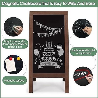 Сгоревшая древесина с двусторонними стоявшими чернилами для кафе и ресторанов