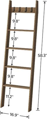 Общий размер 5-уровневый стенный наклонный раковина с печатным печатным и декоративным дизайном