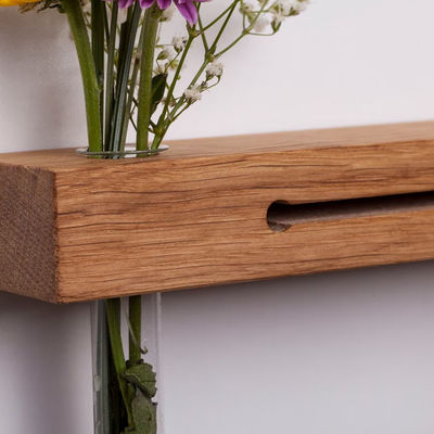 Гостиная Ключевые крюки Стенная отделка с полкой и вазой