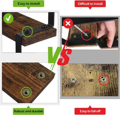 Функция деревянного стенда для дисплея сэкономить пространство 3 уровень Кухонный счетчик специйный столешничный организатор