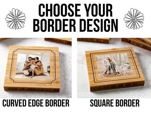 Деревянная фоторамка с настраиваемым стилем Образец бесплатно или будет возвращен