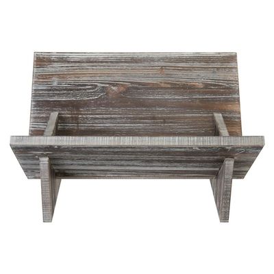 Жилая комната Деревянный книжный дисплей Ретро стиль Организатор для журналов Книги Файлы Альбомы