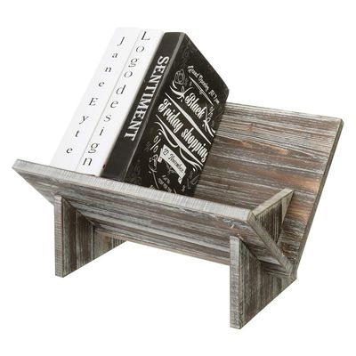 Жилая комната Деревянный книжный дисплей Ретро стиль Организатор для журналов Книги Файлы Альбомы
