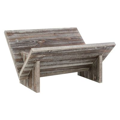 Жилая комната Деревянный книжный дисплей Ретро стиль Организатор для журналов Книги Файлы Альбомы