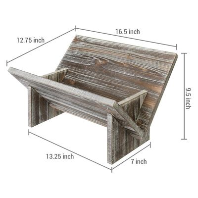 Жилая комната Деревянный книжный дисплей Ретро стиль Организатор для журналов Книги Файлы Альбомы