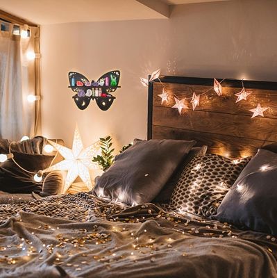 Современный дизайн контейнеры для хранения для бабочек деревянные стенные плавучие полки из дерева