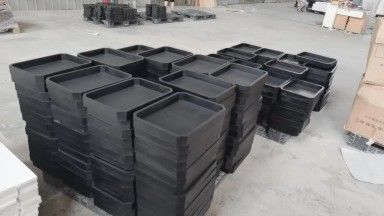 202406 Черная деревянная поднос для подачи пищи Акациевый деревянный материал