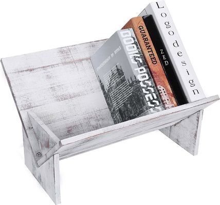 Деревянный журнал Книга Файлы Альбомы Дисплей Ретро-стиль Организатор Декорация настенной полки