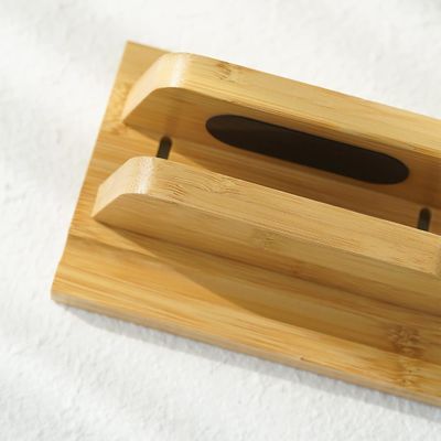 Функциональный дизайн Бамбуковый ноутбук Стол держатель с регулируемой док подходит для всех MacBook многофункциональный