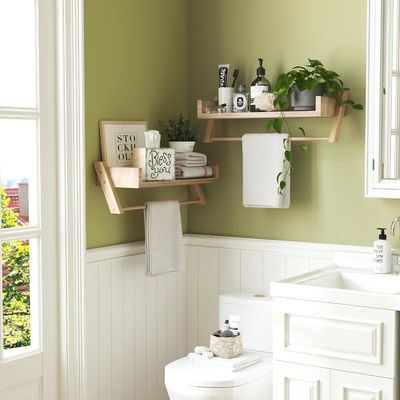 Общая мебель для дома Бани полки над туалетом Висячие полки для стены