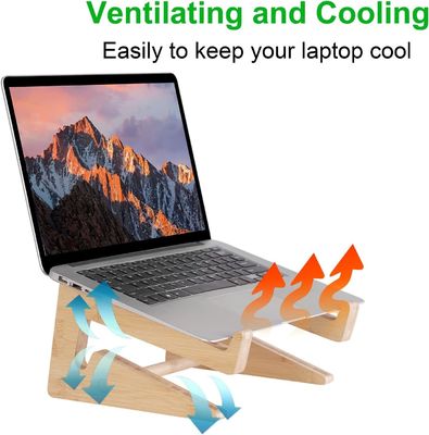 Декорация деревянной полки Описание Ноутбук подставка совместима с любыми ноутбуками