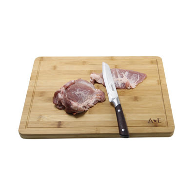 Наполненные экологически чистые кухонные принадлежности многоцелевая доска для резки из твердой древесины с ручкой