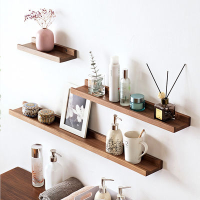 НЕТ Надувные деревянные полки из деревянного бука для настенного хранения и домашнего убранства