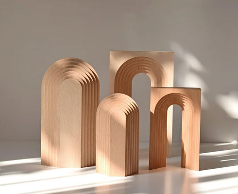 Современный дизайн Декорация дома по заказу из дерева Графическая иллюстрация Художественный декор Скульптура арки