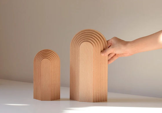 Современный дизайн Декорация дома по заказу из дерева Графическая иллюстрация Художественный декор Скульптура арки