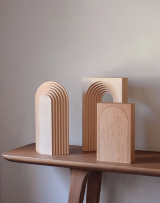 Современный дизайн Декорация дома по заказу из дерева Графическая иллюстрация Художественный декор Скульптура арки