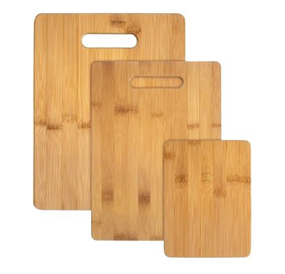 Сверхбольшая 3-дюймовая режущая доска из бамбука для индивидуального размера и шелковой печати