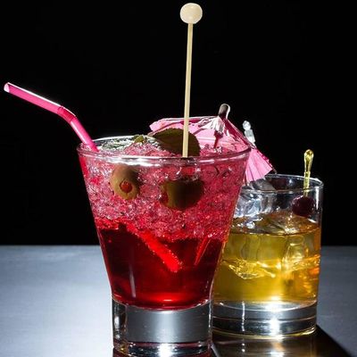 100PCS 6дюймовые рок-конфеты с шариками из дерева